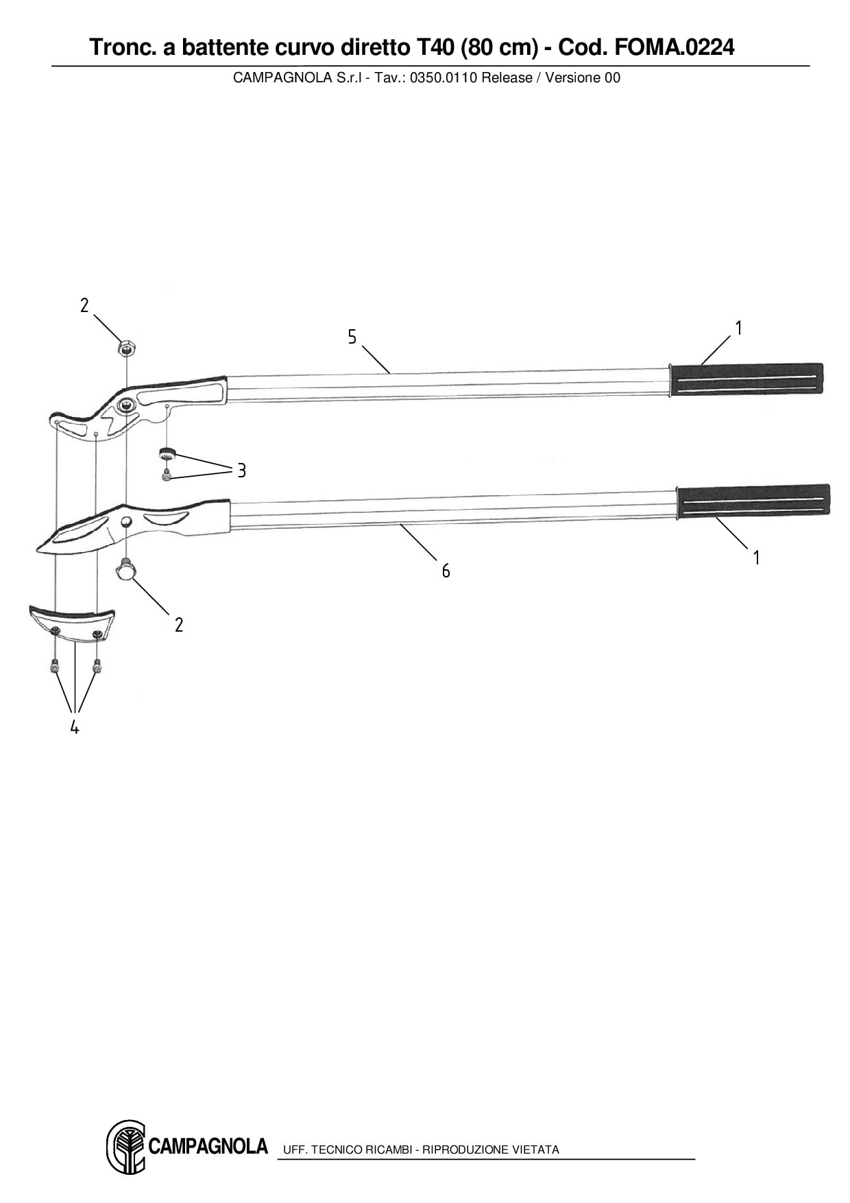 FOMA.0224_Troncar. a battente curvo dir. T40 (80 cm)